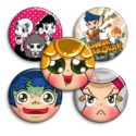 Set Button Badge KBO - Lawak Sekolah
